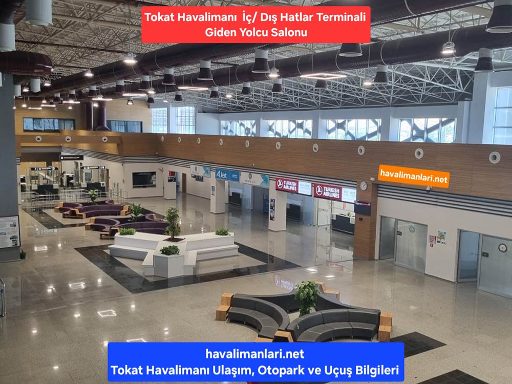 Tokat Havalimanı İç ve Dış Hatlar Terminali Gelen Yolcu Salonu